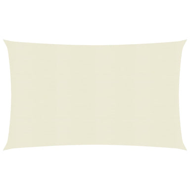 Zonnezeil 160 g/m² 3,5x5 m HDPE crèmekleurig