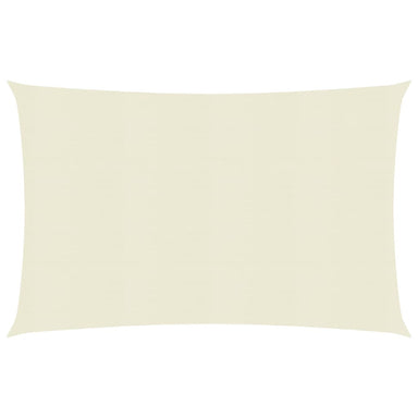 Zonnezeil 160 g/m² 4x5 m HDPE crèmekleurig