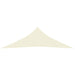 Zonnezeil 160 G/M² 3X3X4,2 M Hdpe Crèmekleurig 3 x 3 x 4.2 m