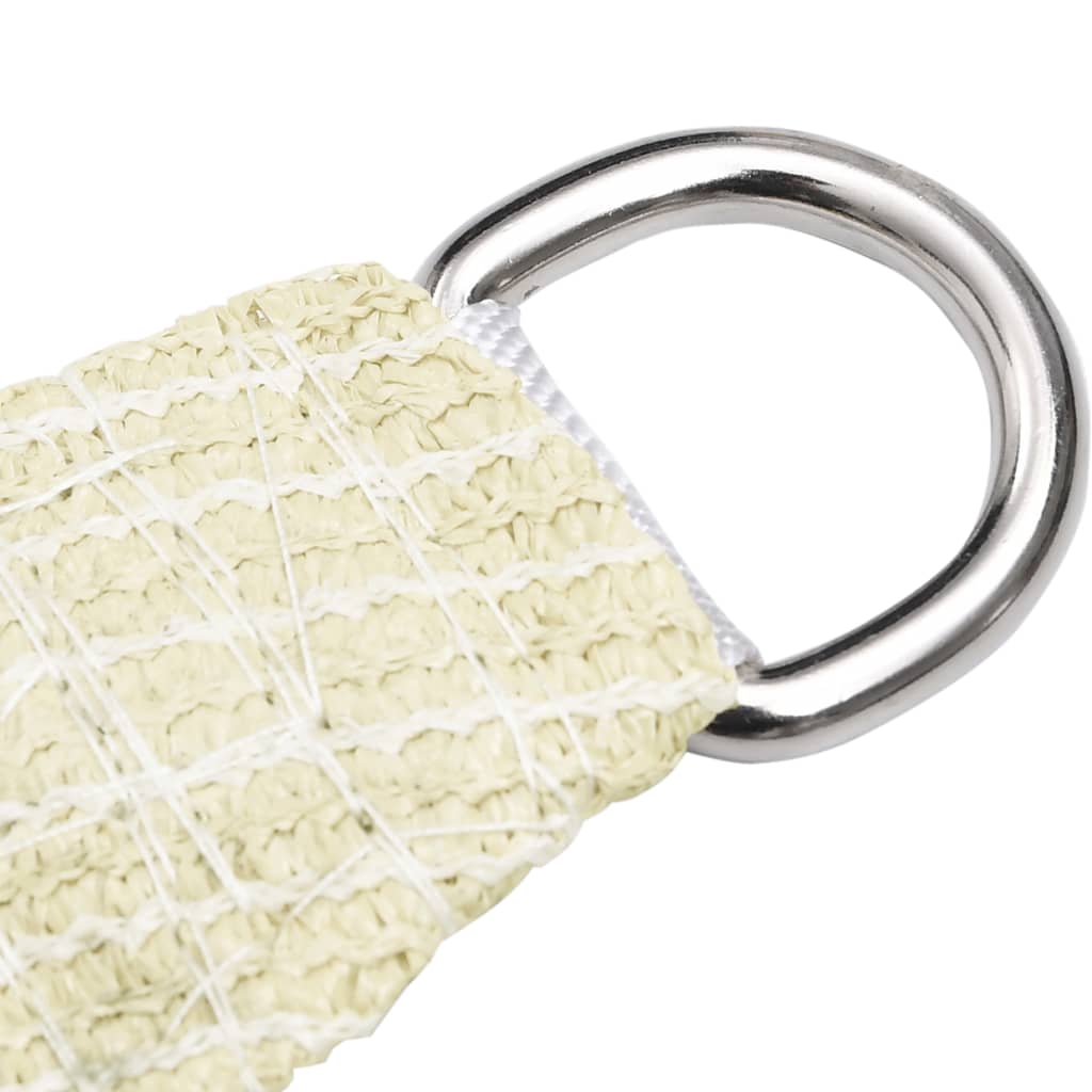 Zonnezeil 160 G/M² 5X5X6 M Hdpe Crèmekleurig 5 x 5 x 6 m