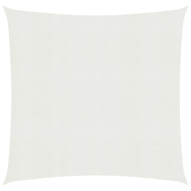 Zonnezeil 160 g/m² 6x6 m HDPE wit