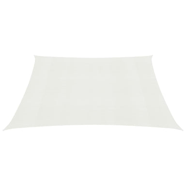 Zonnezeil 160 g/m² 6x6 m HDPE wit