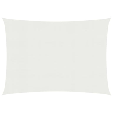 Zonnezeil 160 g/m² 3,5x5 m HDPE wit