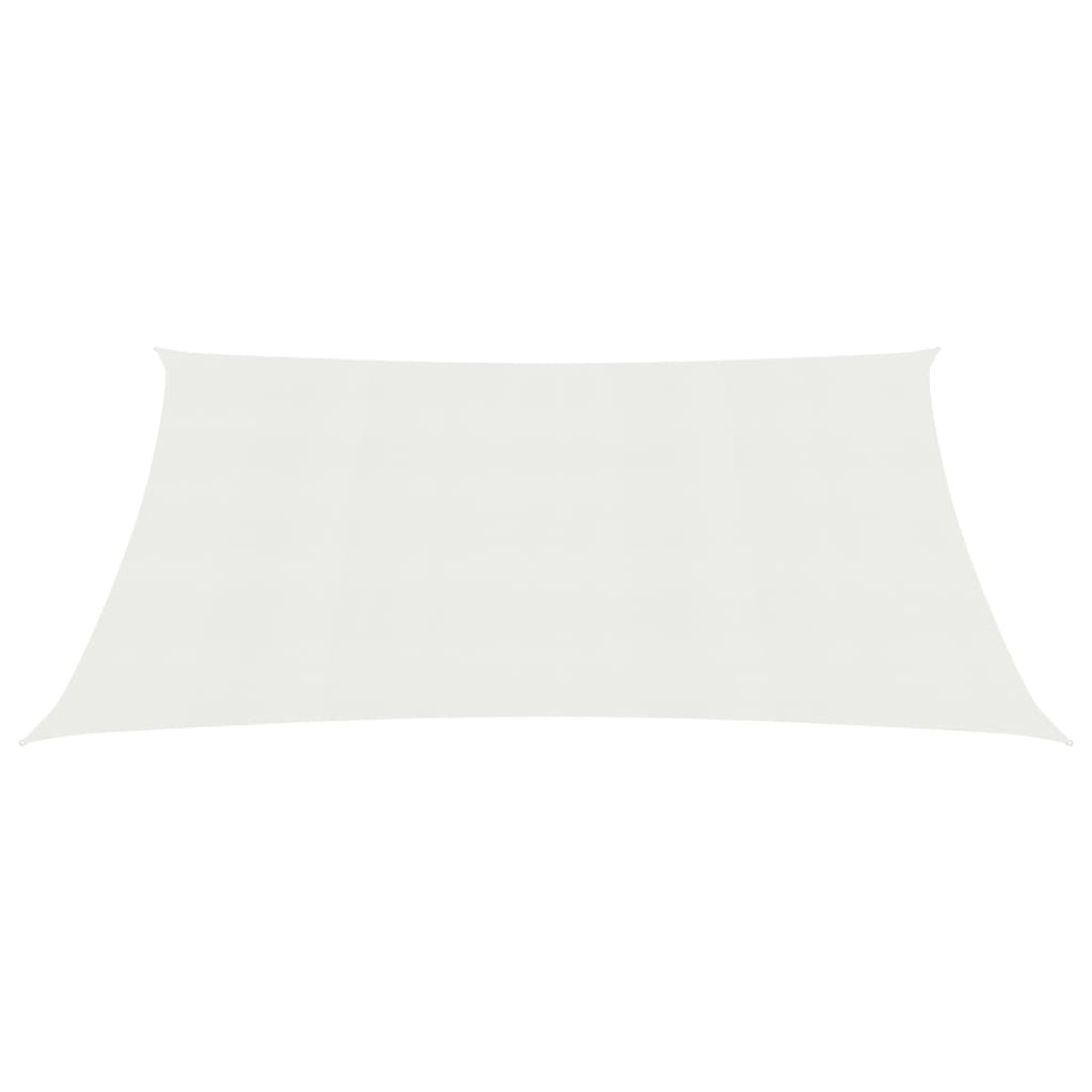 Zonnezeil 160 G/M² 4X5 M Hdpe Wit 5 x 4 m