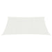 Zonnezeil 160 G/M² 4X5 M Hdpe Wit 5 x 4 m