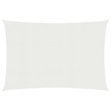 Zonnezeil 160 g/m² 4x7 m HDPE wit