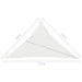 Zonnezeil 160 g/m² 2,5x2,5x3,5 m HDPE wit