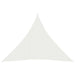 Zonnezeil 160 g/m² 3x3x3 m HDPE wit