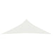 Zonnezeil 160 G/M² 3,5X3,5X4,9 M Hdpe Wit 3.5 x 3.5 x 4.9 m