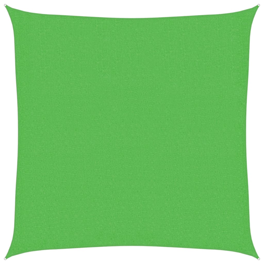 Zonnezeil 160 G/M² 2,5X2,5 M Hdpe Lichtgroen 2.5 x 2.5 m