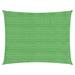 Zonnezeil 160 g/m² 3x4 m HDPE lichtgroen