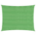 Zonnezeil 160 g/m² 3x4,5 m HDPE lichtgroen