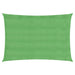 Zonnezeil 160 g/m² 3,5x5 m HDPE lichtgroen