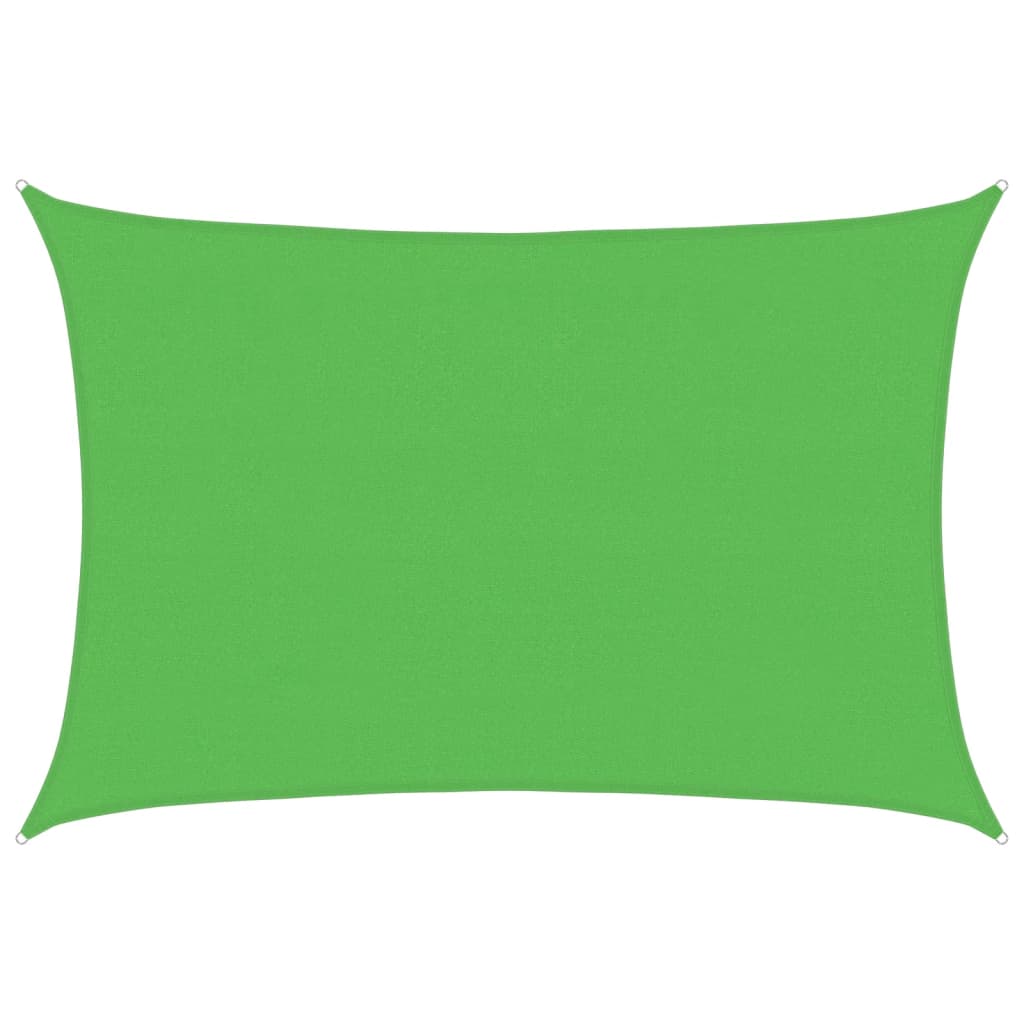 Zonnezeil 160 G/M² Hdpe Lichtgroen 4 x 6 m