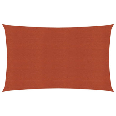 Zonnezeil 160 g/m² 2x5 m HDPE terracottakleurig