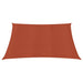 Zonnezeil 160 g/m² 2,5x3 m HDPE terracottakleurig