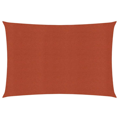 Zonnezeil 160 g/m² 2,5x3,5 m HDPE terracottakleurig