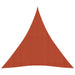 Zonnezeil 160 G/M² 4,5X4,5X4,5 M Hdpe Terracottakleurig 4.5 x 4.5 x 4.5 m