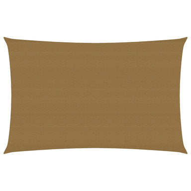 Zonnezeil 160 g/m² 2x4 m HDPE taupe