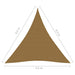 Zonnezeil 160 G/M² 4,5X4,5X4,5 M Hdpe Taupe 4.5 x 4.5 x 4.5 m