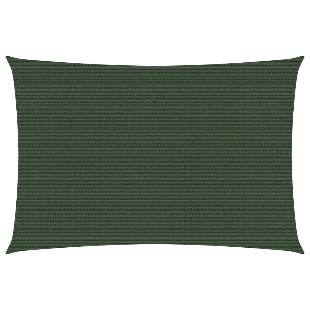 Zonnezeil 160 G/M² 3,5X4,5 M Hdpe Donkergroen 3.5 x 4.5 m