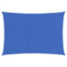 Zonnezeil 160 g/m² 2x3,5 m HDPE blauw