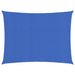 Zonnezeil 160 g/m² 2,5x3,5 m HDPE blauw