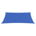 Zonnezeil 160 g/m² 2,5x4 m HDPE blauw