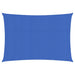 Zonnezeil 160 g/m² 2,5x4,5 m HDPE blauw