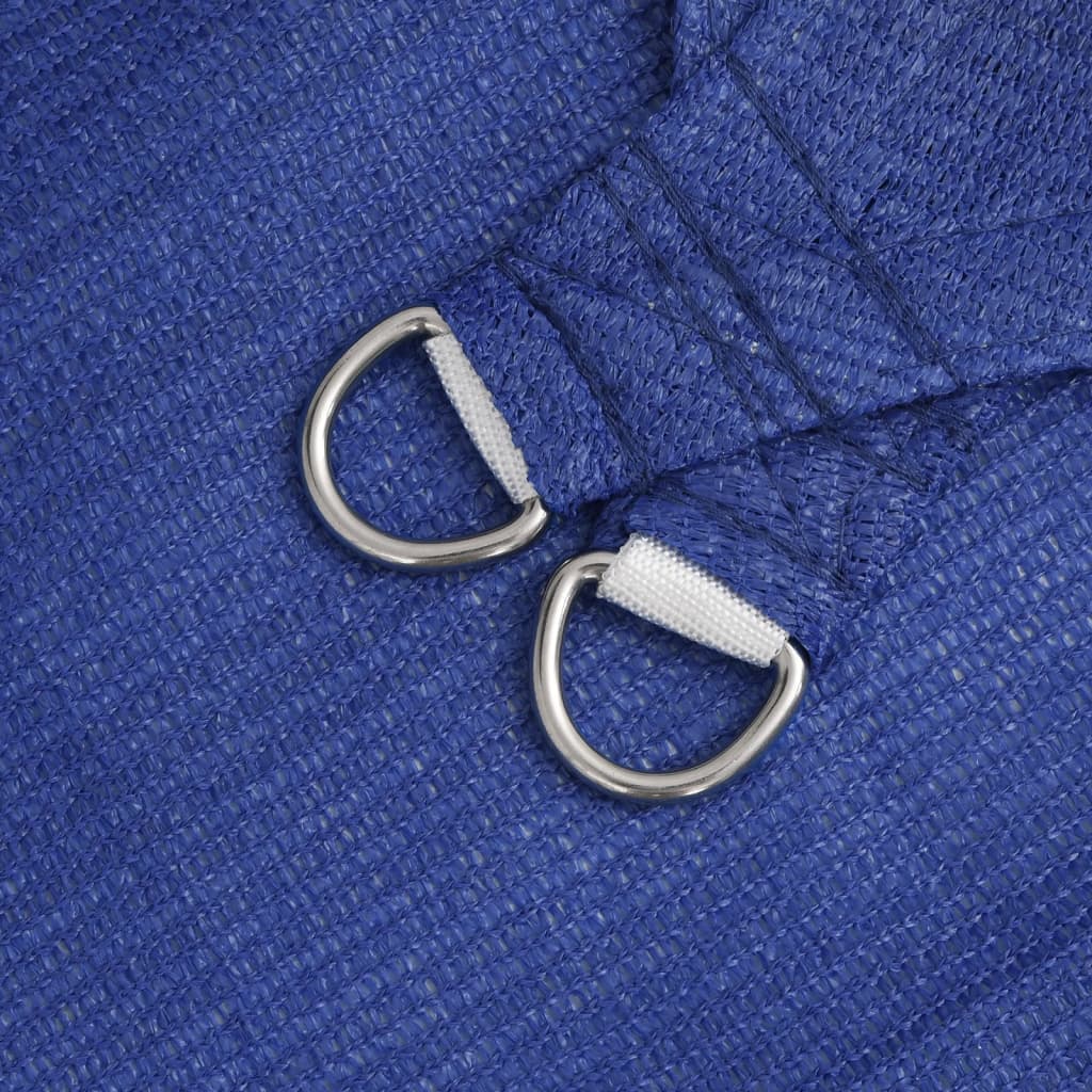 Zonnezeil 160 G/M² 2,5X2,5X3,5 M Hdpe Blauw 2.5 x 2.5 x 3.5 m