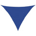 Zonnezeil 160 g/m² 3x3x4,2 m HDPE blauw