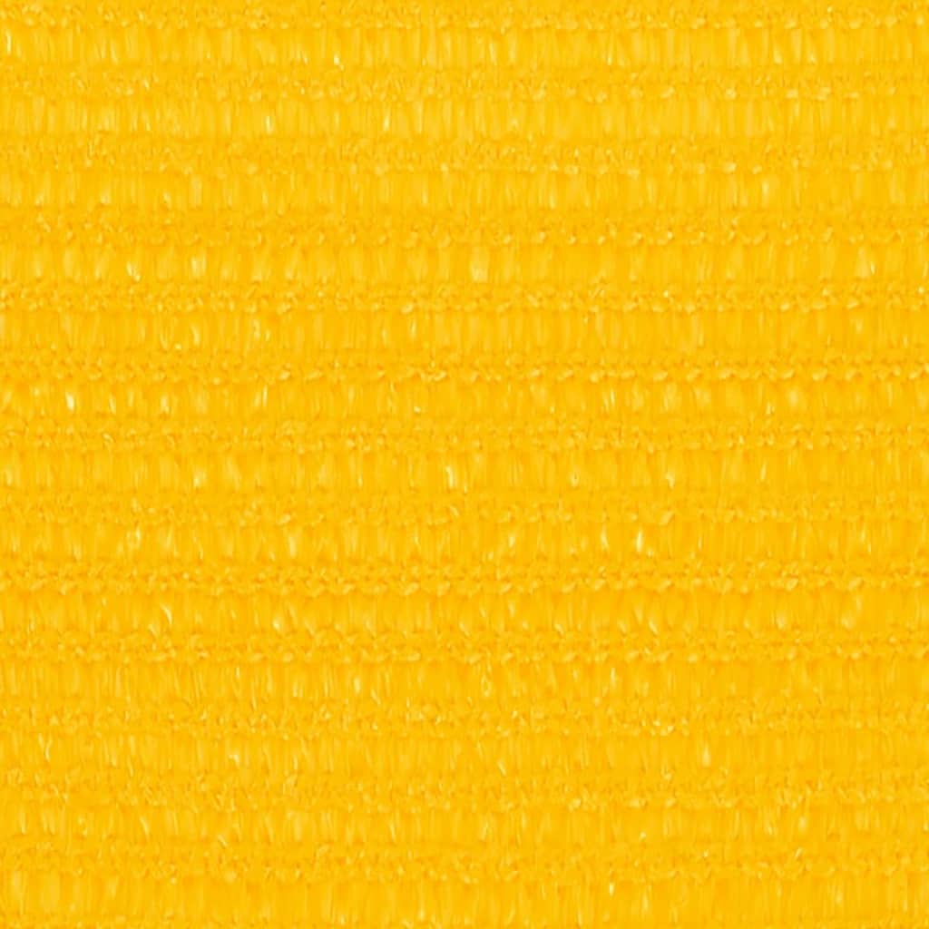 Zonnezeil 160 g/m² 2,5x2,5 m HDPE geel