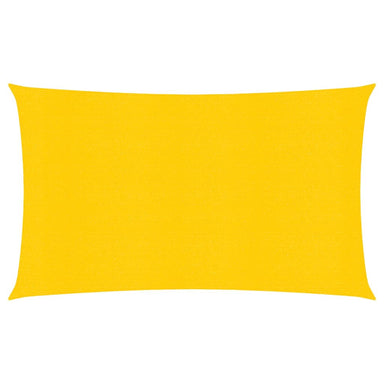 Zonnezeil 160 g/m² 2x5 m HDPE geel