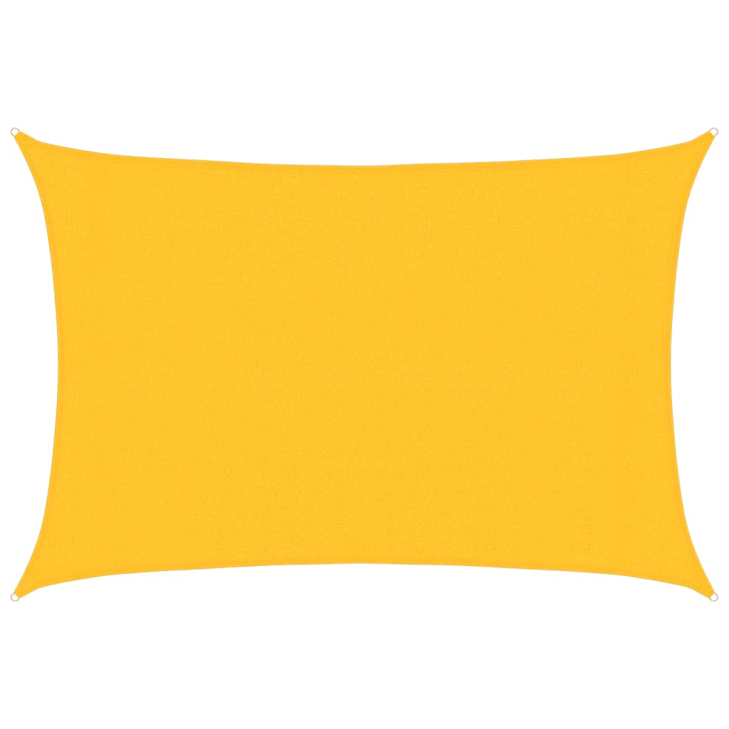 Zonnezeil 160 G/M² 3X4,5 M Hdpe Geel 3 x 4.5 m