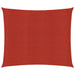 Zonnezeil 160 G/M² 3,6X3,6 M Hdpe Rood 3.6 x 3.6 m