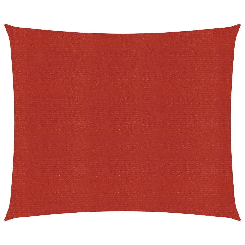 Zonnezeil 160 G/M² 4,5X4,5 M Hdpe Rood 4.5 x 4.5 m