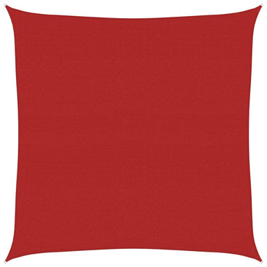 Zonnezeil 160 G/M² Hdpe Rood 7 x 7 m