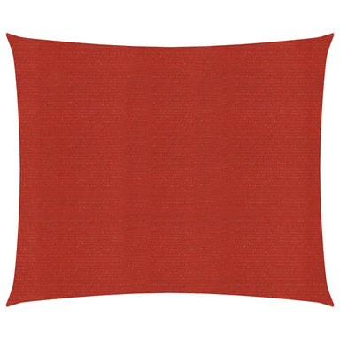 Zonnezeil 160 g/m² 2x2,5 m HDPE rood