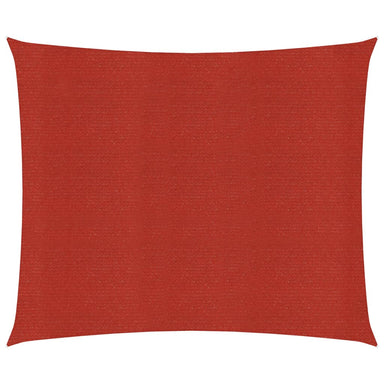 Zonnezeil 160 g/m² 2,5x3 m HDPE rood