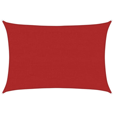 Zonnezeil 160 G/M² Hdpe Rood 4 x 6 m