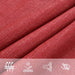 Zonnezeil 160 g/m² 3x4x4 m HDPE rood