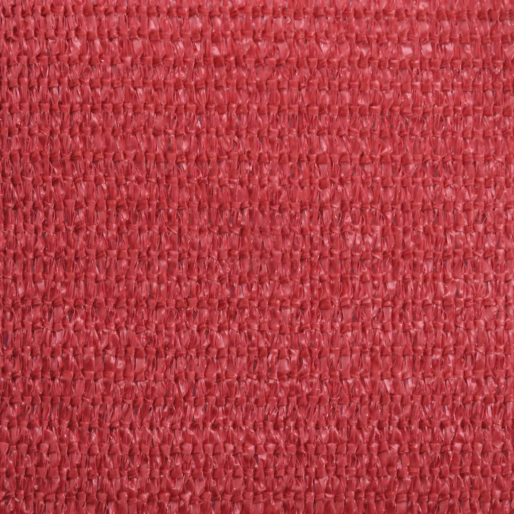 Zonnezeil 160 g/m² 3x4x4 m HDPE rood