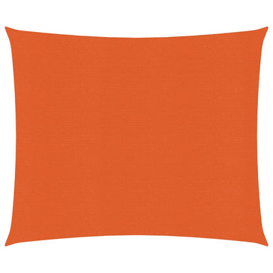 Zonnezeil 160 g/m² 2,5x2,5 m HDPE oranje