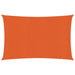 Zonnezeil 160 g/m² 2,5x3,5 m HDPE oranje