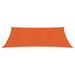 Zonnezeil 160 g/m² 2,5x3,5 m HDPE oranje