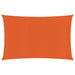Zonnezeil 160 g/m² 3,5x4,5 m HDPE oranje