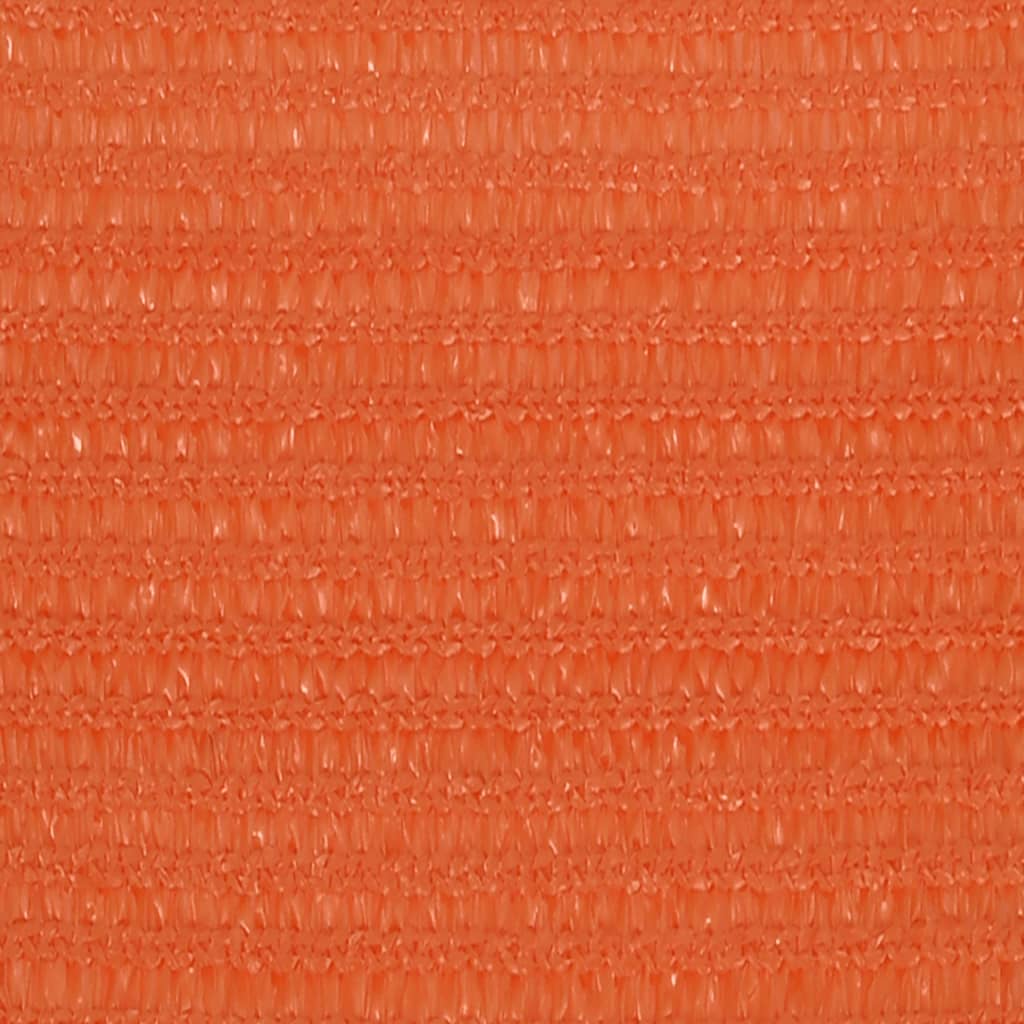 Zonnezeil 160 g/m² 3,5x4,5 m HDPE oranje