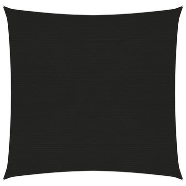 Zonnezeil 160 G/M² 3,6X3,6 M Hdpe Zwart 3.6 x 3.6 m