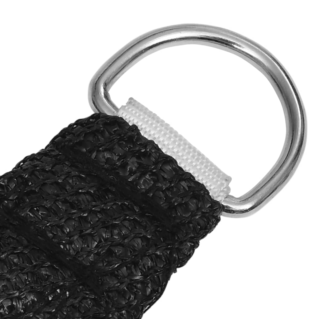 Zonnezeil 160 G/M² 3,6X3,6 M Hdpe Zwart 3.6 x 3.6 m