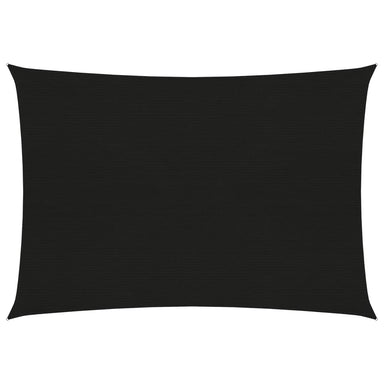 Zonnezeil 160 G/M² 3X4,5 M Hdpe Zwart 3 x 4.5 m